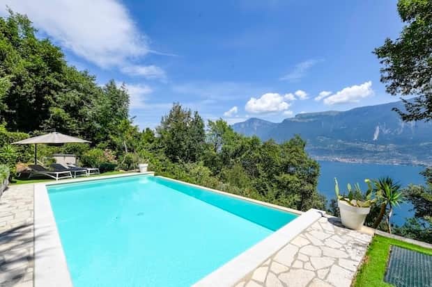 Villa mare di luci privat pool at lake garda