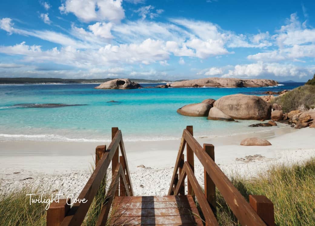 Swim at Twilight Beach: Esperance's popular swimming beach near town, patrolled by Surf Life Saving on the weekends in summer. Unfortunately, this beach is not dog-friendly.
