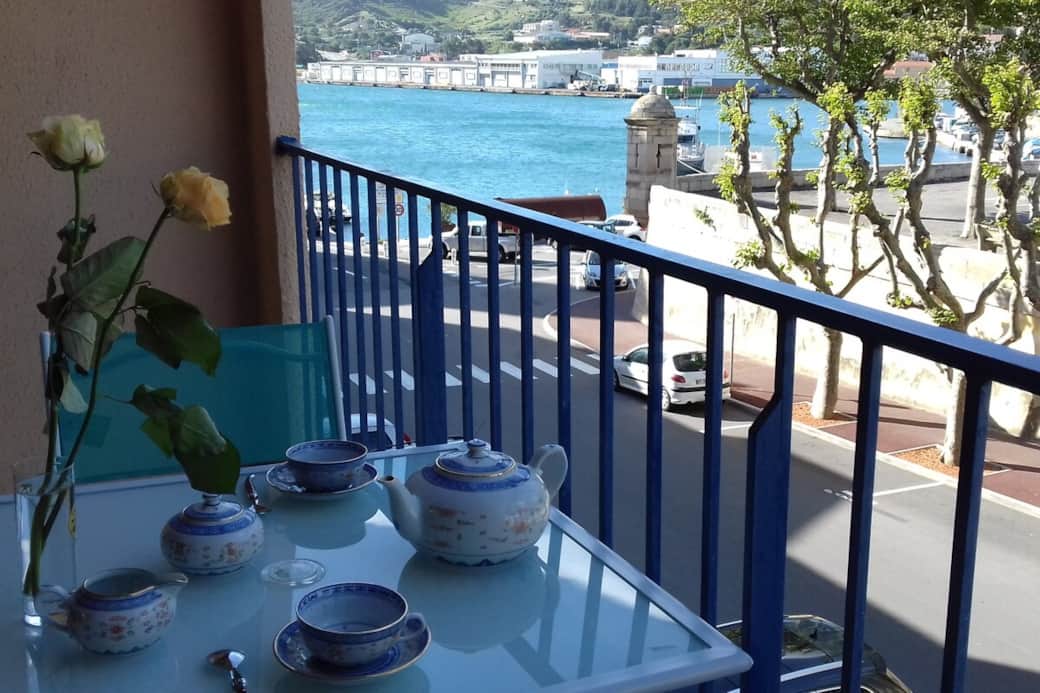 Terrasse vue sur port Terrasse vue sur port