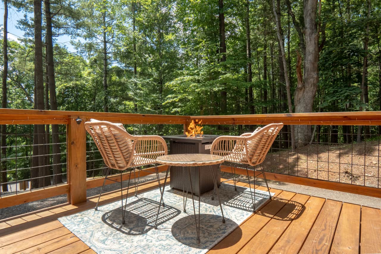 Tiny Escapes Tiny Sustainer in Todd North Carolina -Unique Upscale Rentals for All of Life's Moments