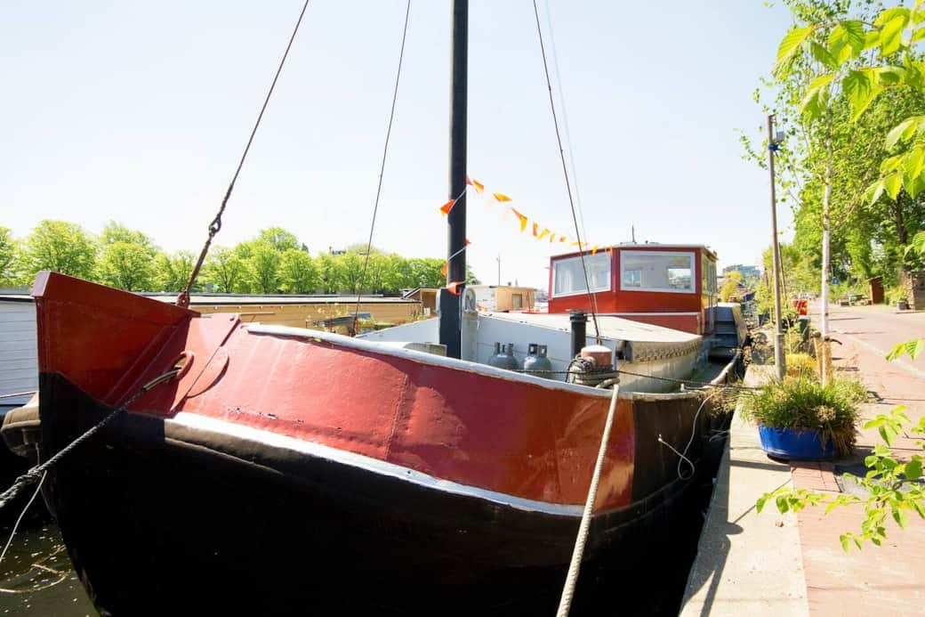 Front of the boat