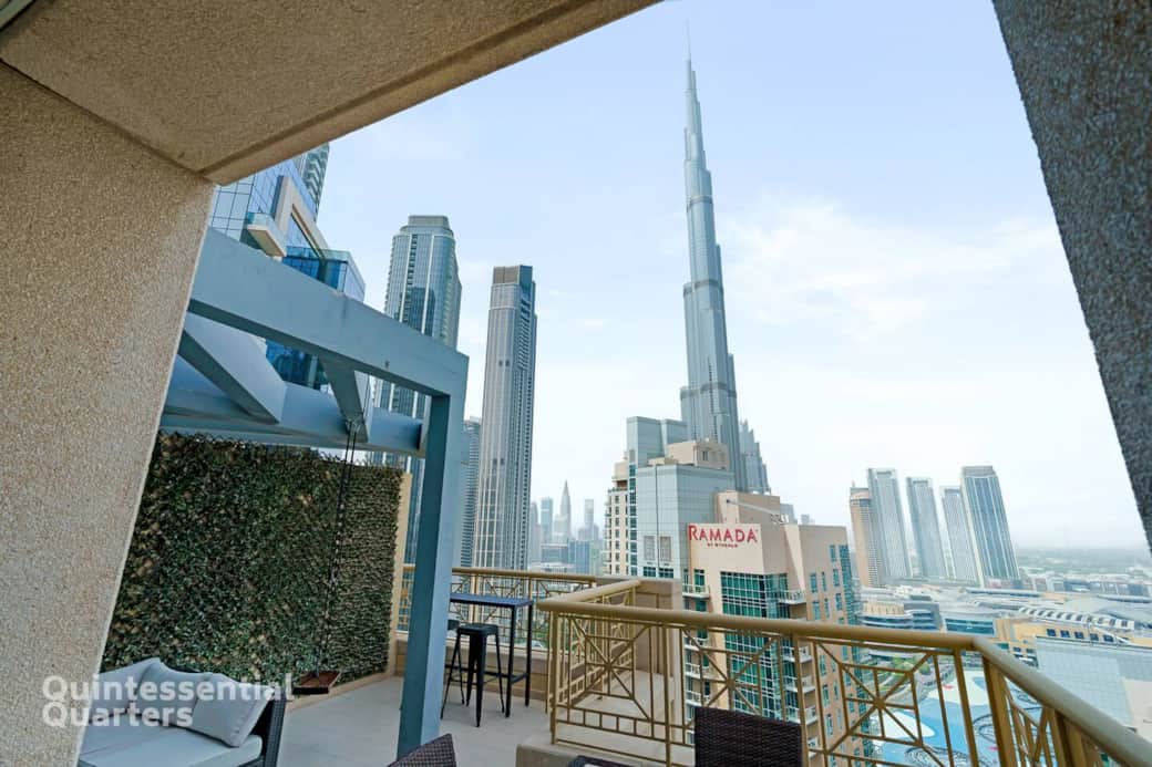 Burj Khalifa view.