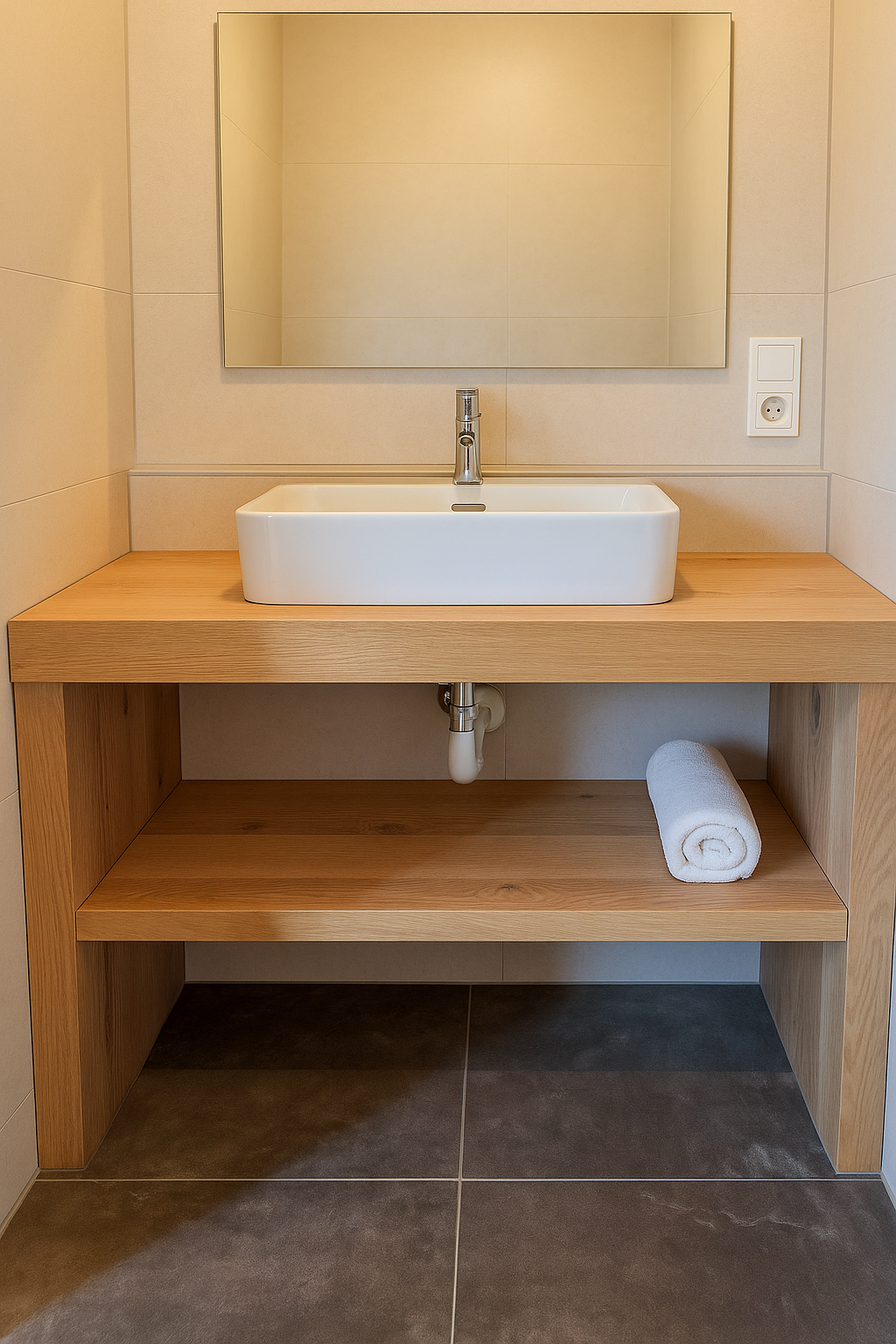 Badkamer begane grond met regendouche