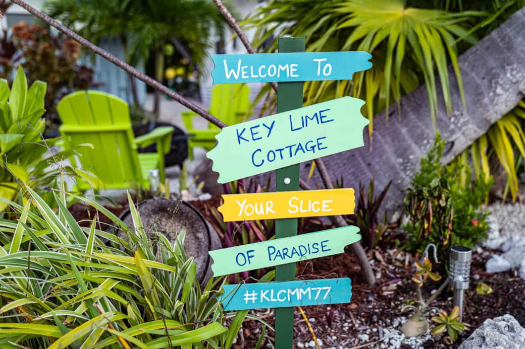 welcome sign