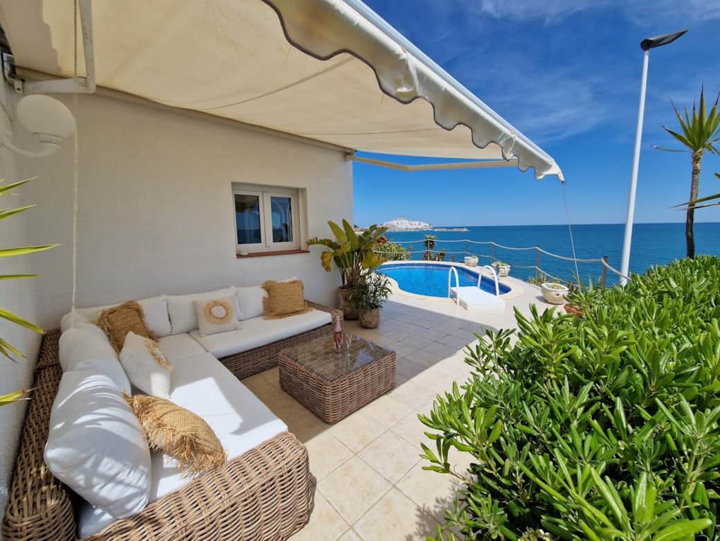 Breathtaking Mediterranean and historic castle vistas from your private villa terraces Breathtaking Mediterranean and historic castle vistas from your private villa terraces