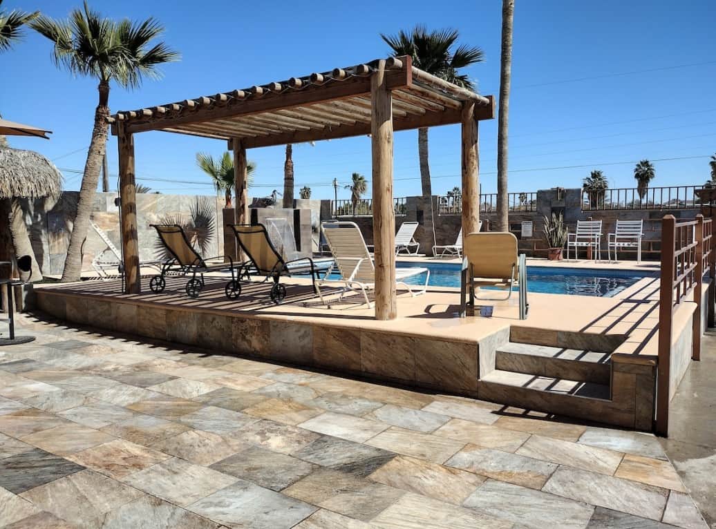 Pool patio