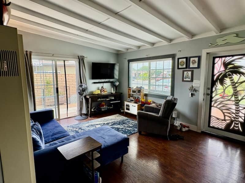 Living Area - full of natural light