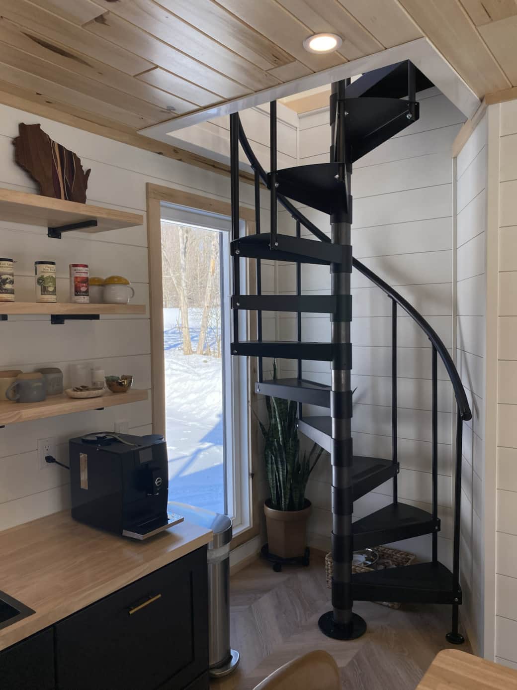 Staircase to the loft