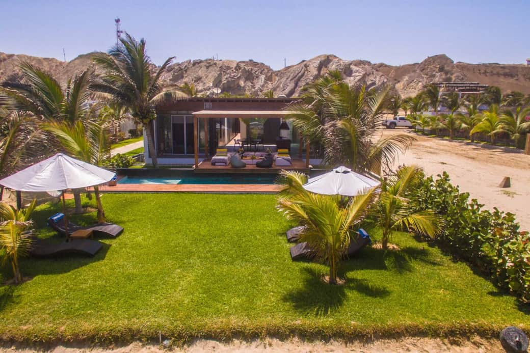 Punta Sal beachfront vacation rental 