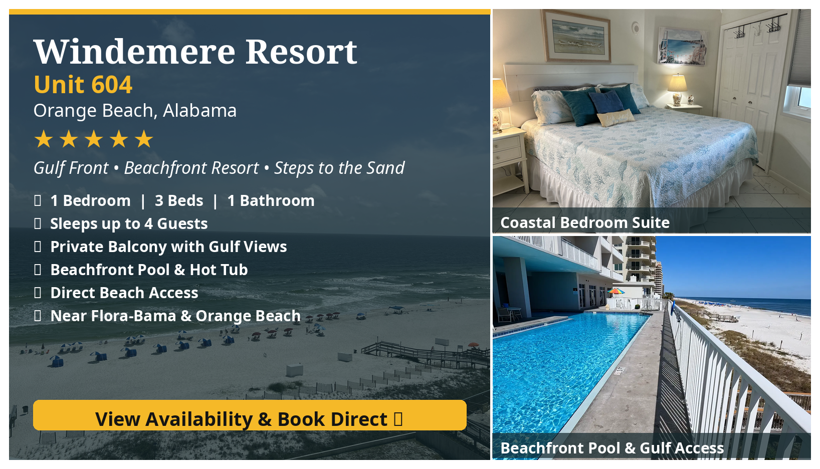 Windemere Resort Unit 604
