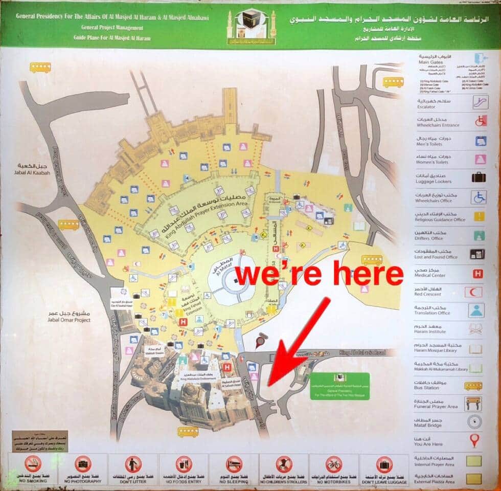 Our unique location near Alharam