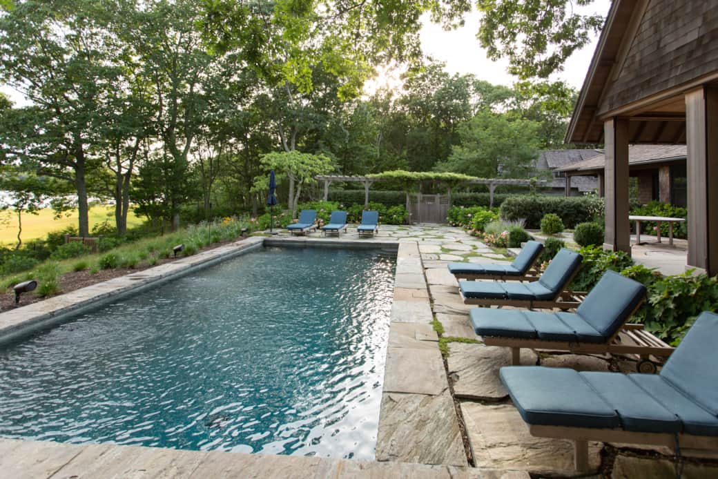 Outdoor heated pool