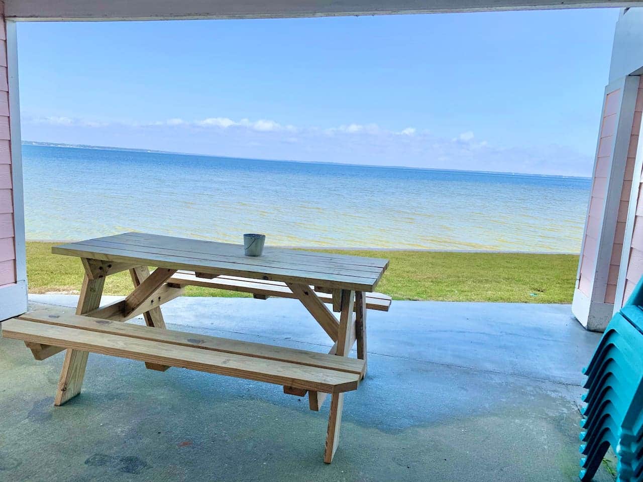 Picnic table, Paradise Point, Innerarity Townhomes, Perdido Key FL