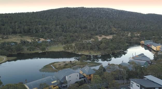 Location Shot - Resort and Spa facilities at your doorstep, centred around a picturesque lake.