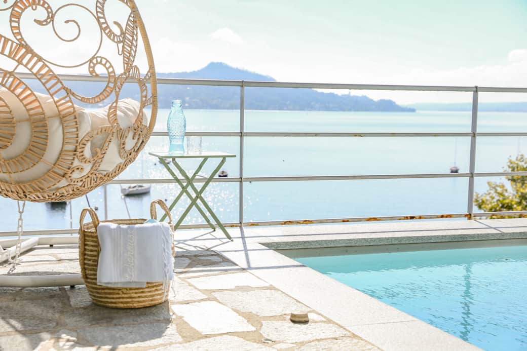 Hammock chair by the pool Hammock chair by the pool