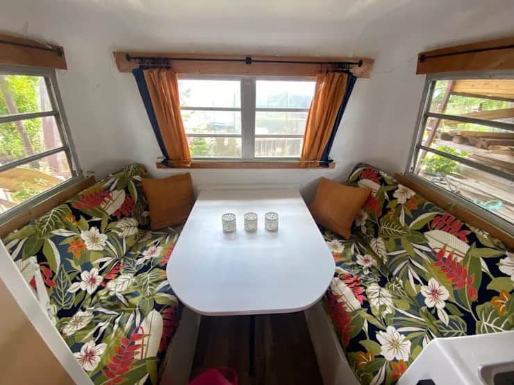 double bed and table double bed and table
