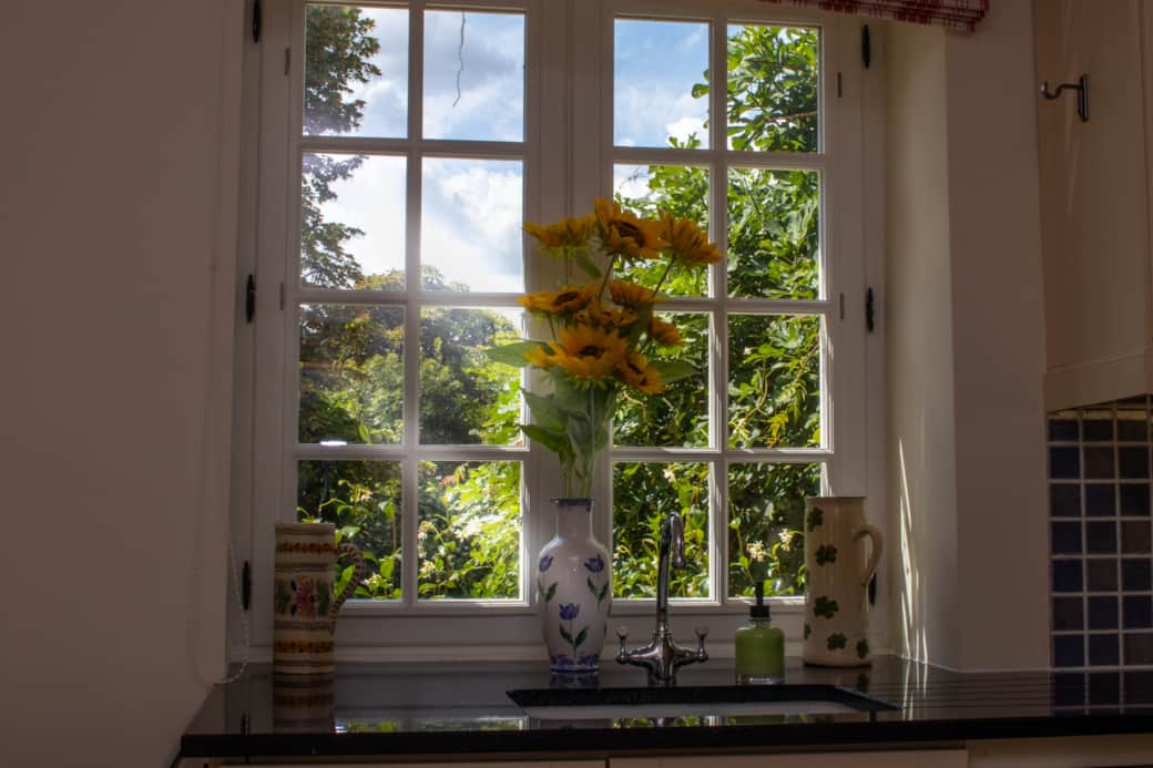 Kitchen sink window