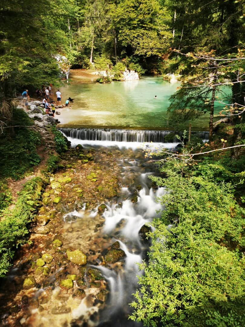 Spring of the Kamniška Bistrica River