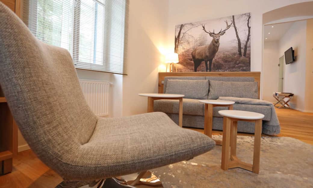 Wohnbereich mit Schlafsofa