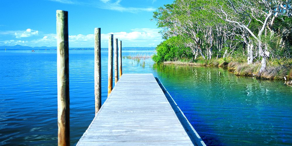 Nearby Lake Weyba - 10 minutes drive