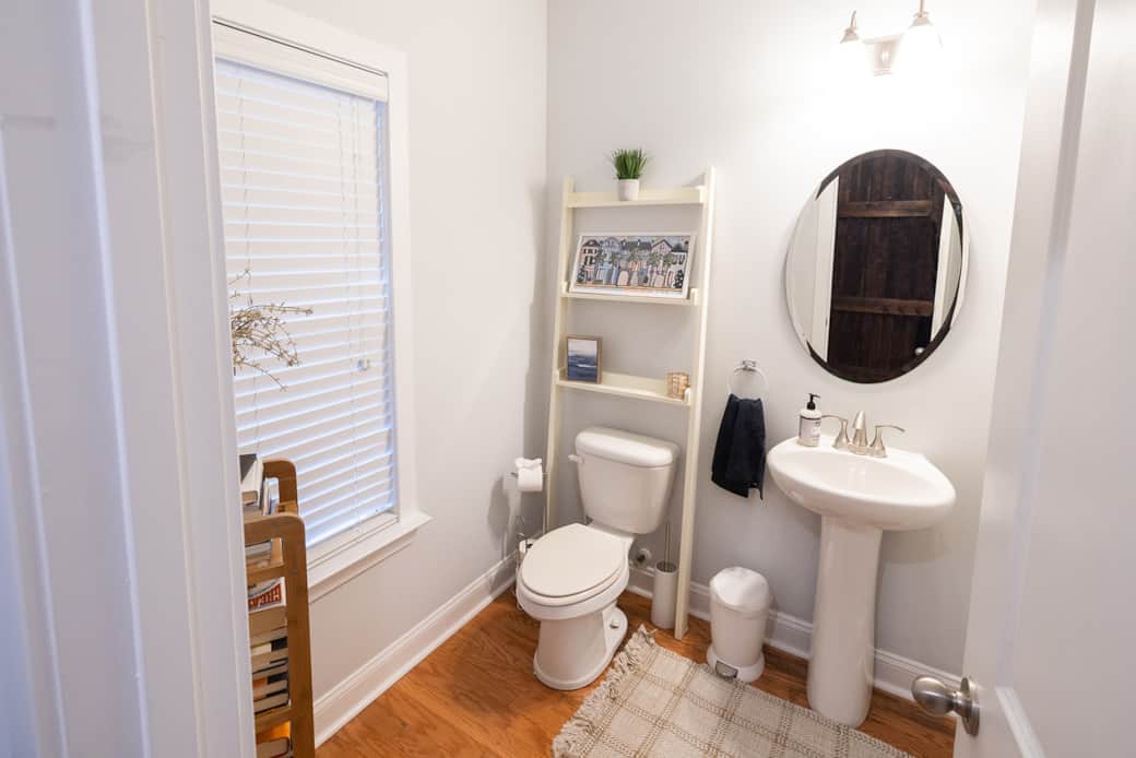 Powder Room, off of entryway