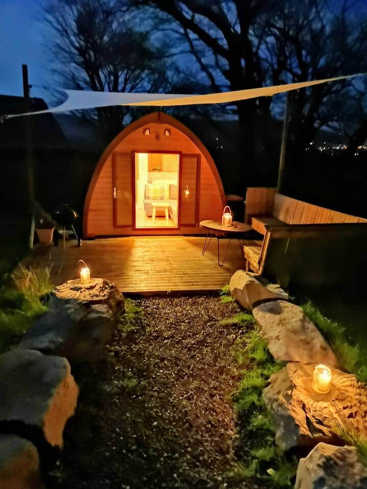 Night time at The Pod