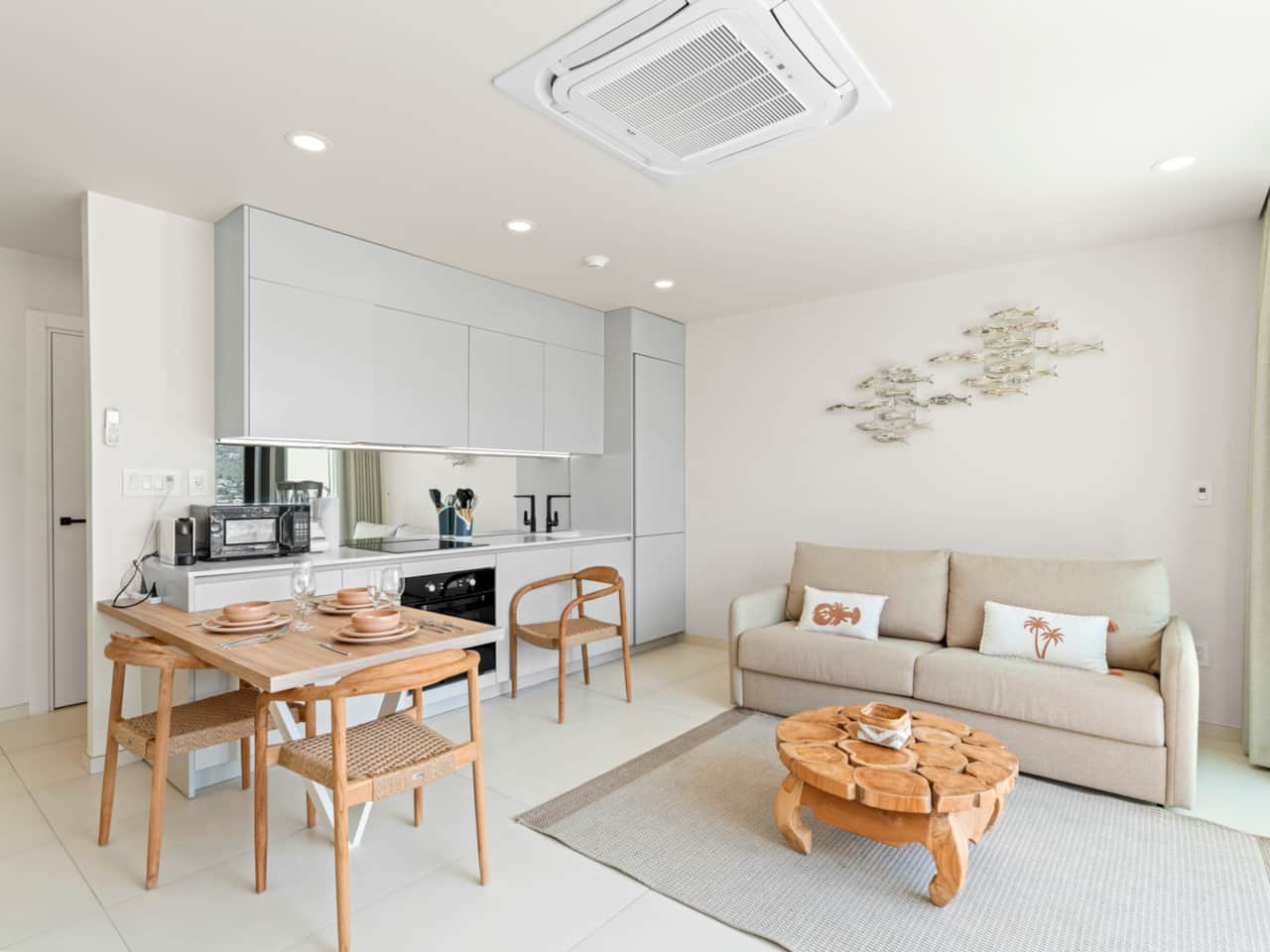 Dining Area + Kitchen