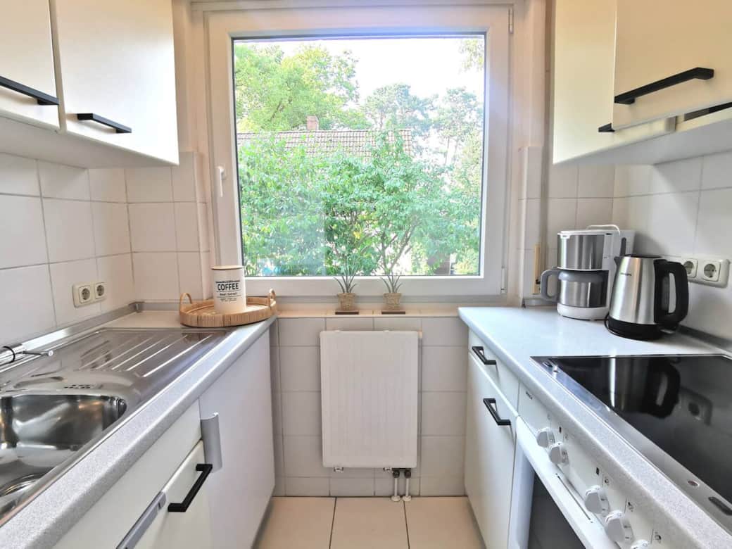 Modern und voll ausgestattet – hier kannst du mühelos deine Lieblingsgerichte zubereiten.