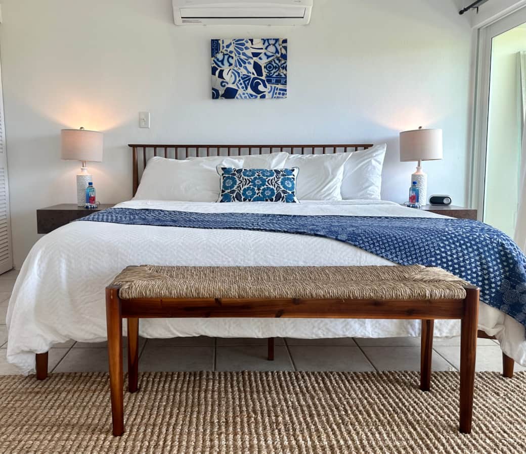 King bed in primary