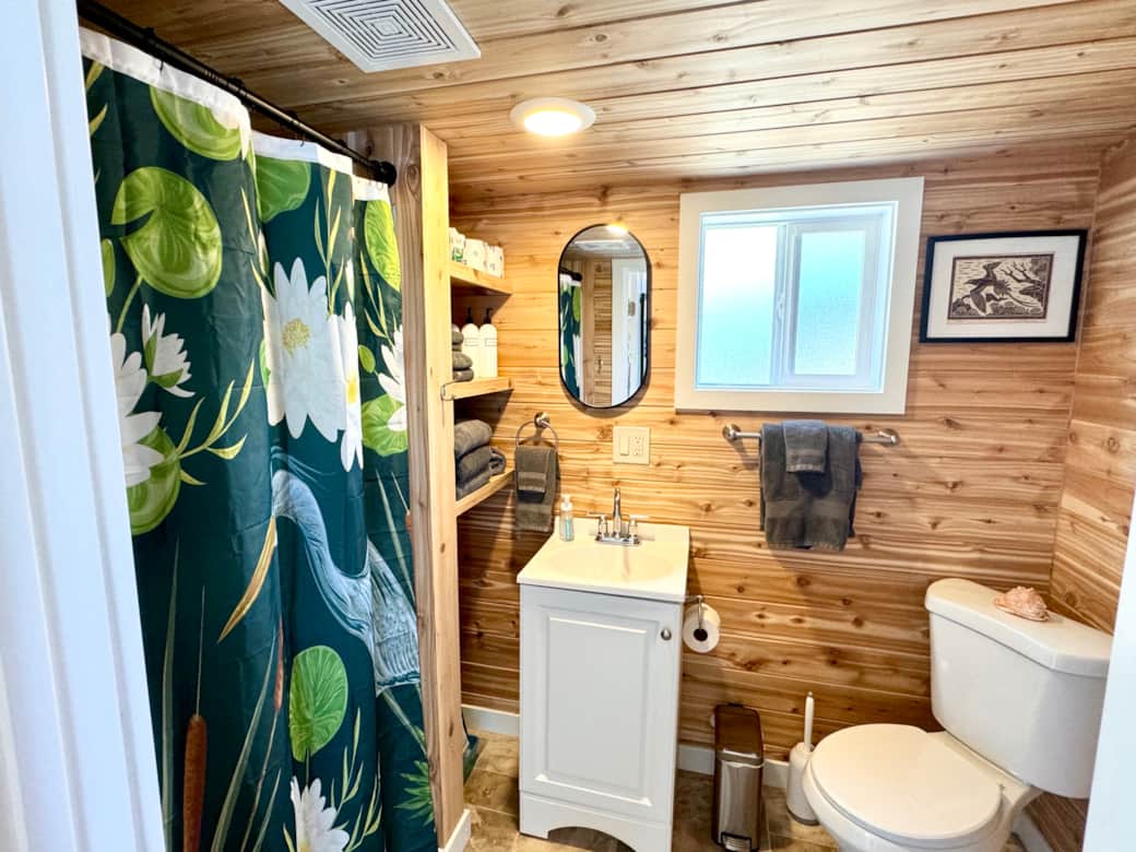 Full bathroom with shower 