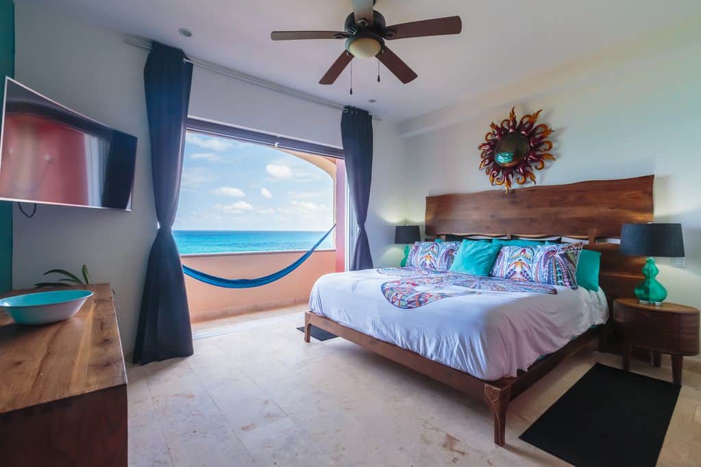 Vacation Rental Isla Mujeres -Taste of Isla- Isla 33 Condo - Bedroom - Balcony