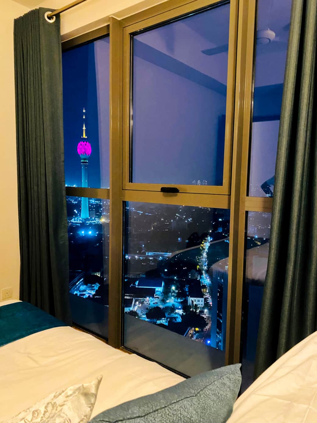 View from the bed View from the bed