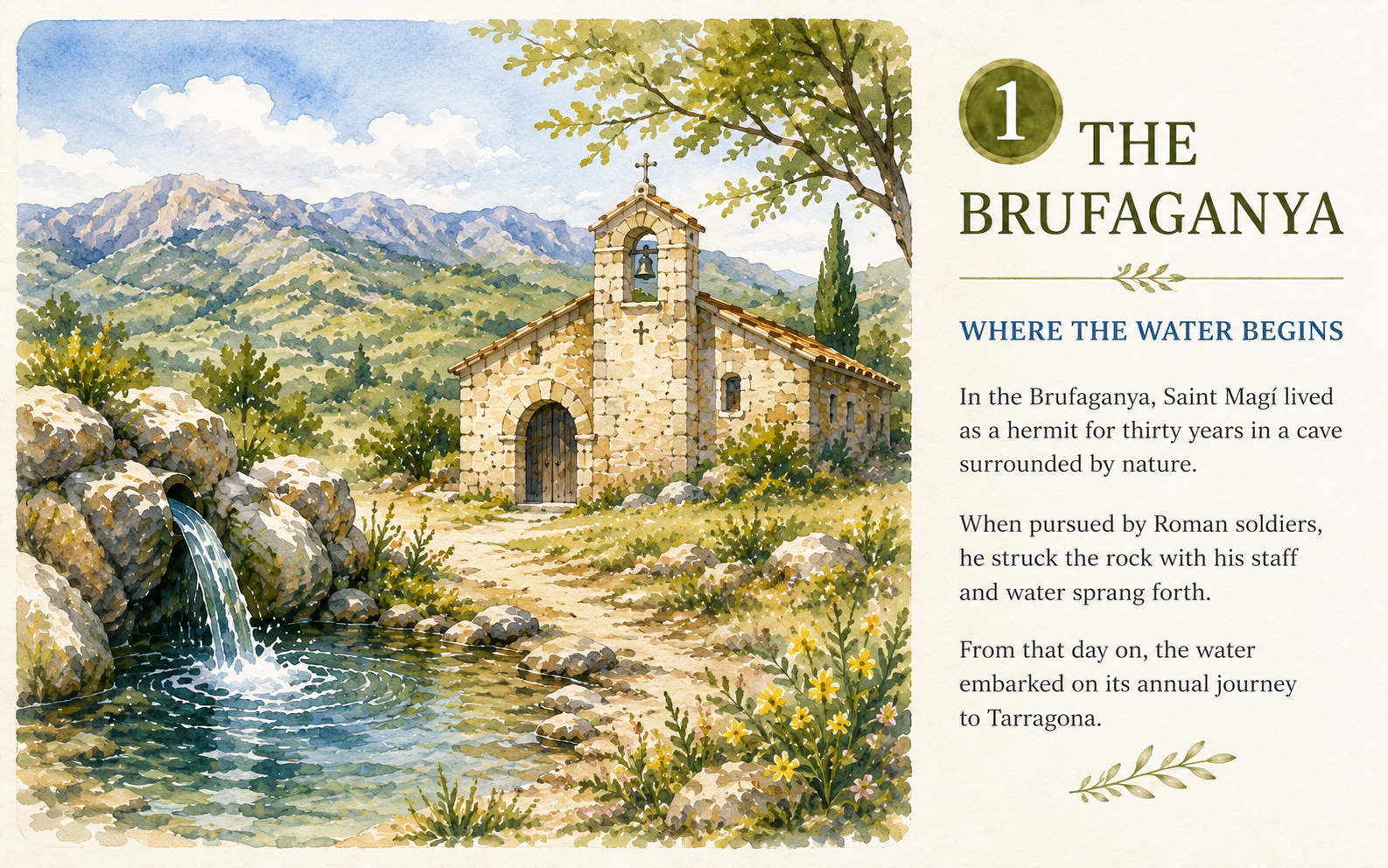 The Brufaganya and the spring of Sant Magí