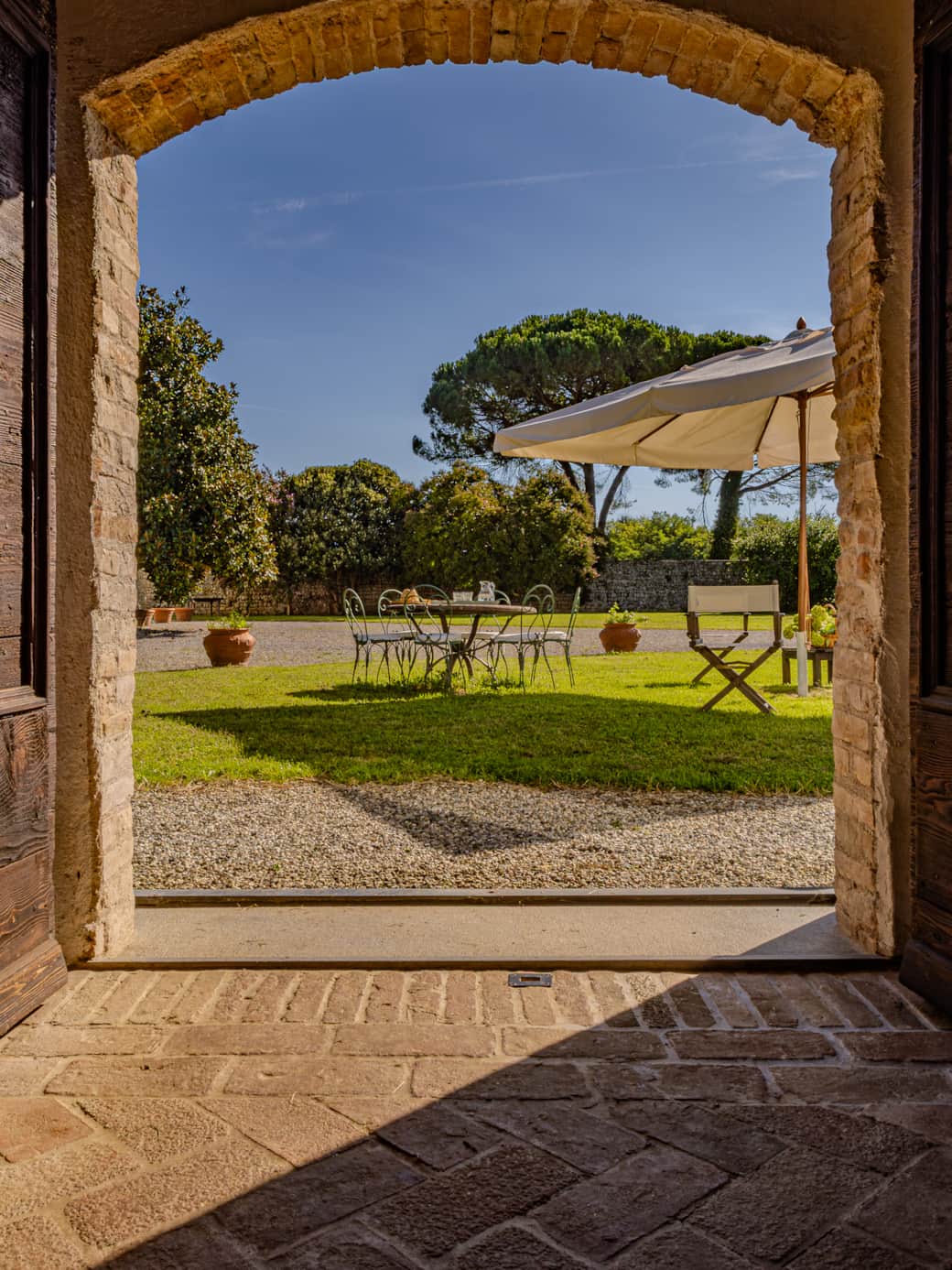 Foresteria - Piano terra - Affaccio dal soggiorno