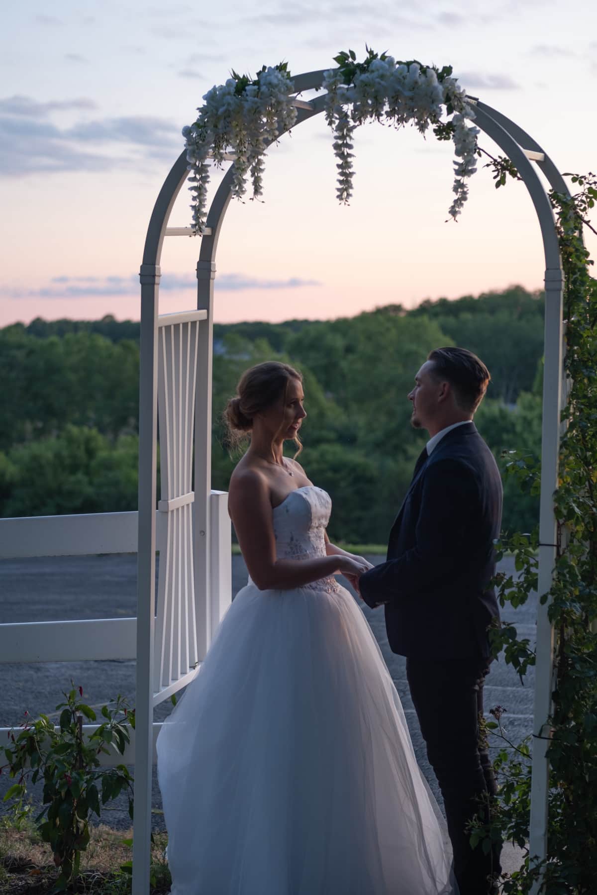 ENTRANCE ARCH AT B&B