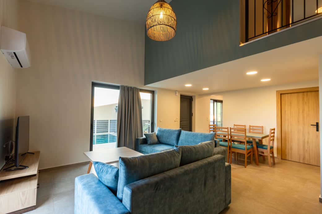 Living Room and Dining Area