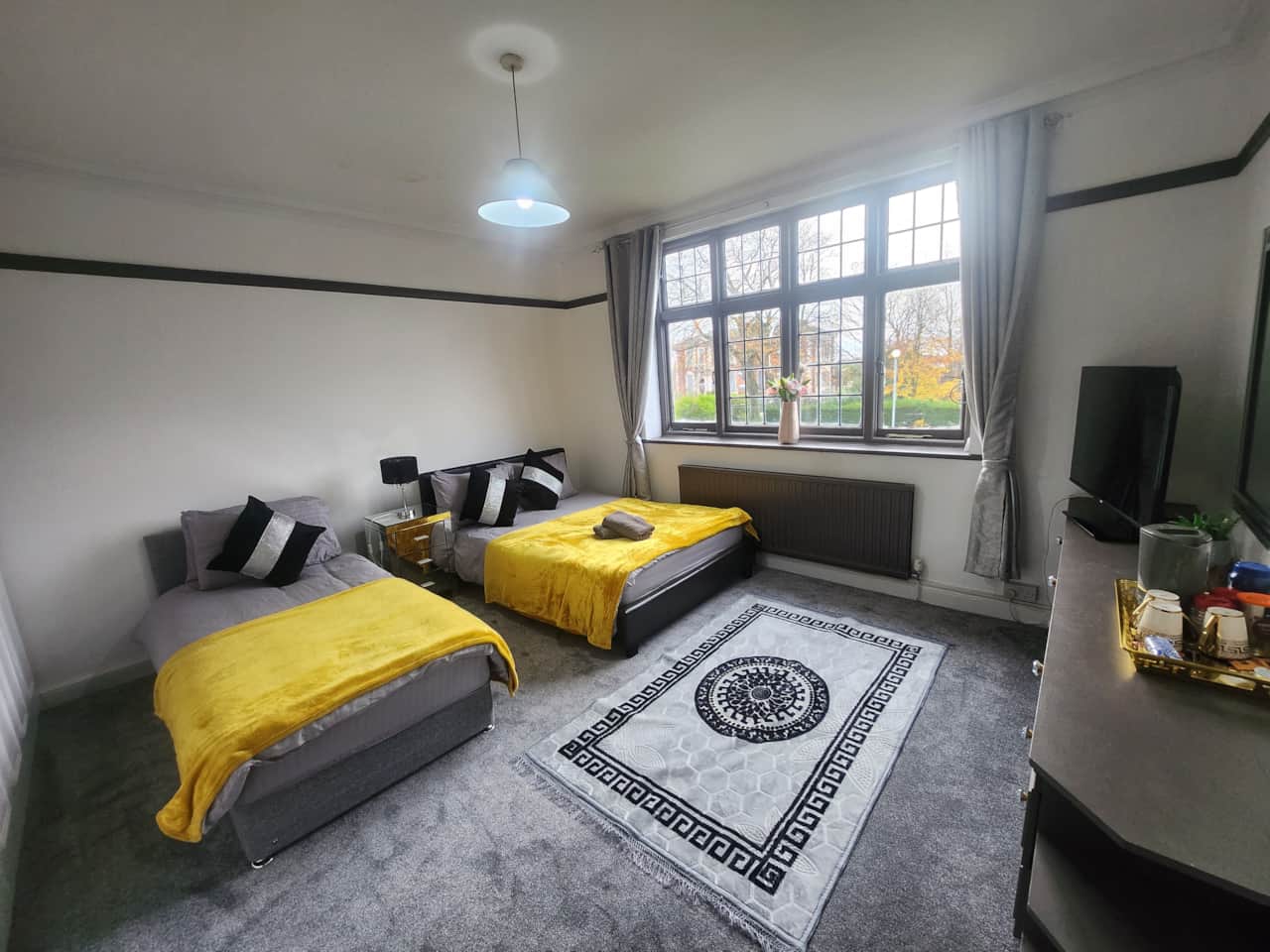 Private guest room at 239 Seymour Grove accommodation Manchester