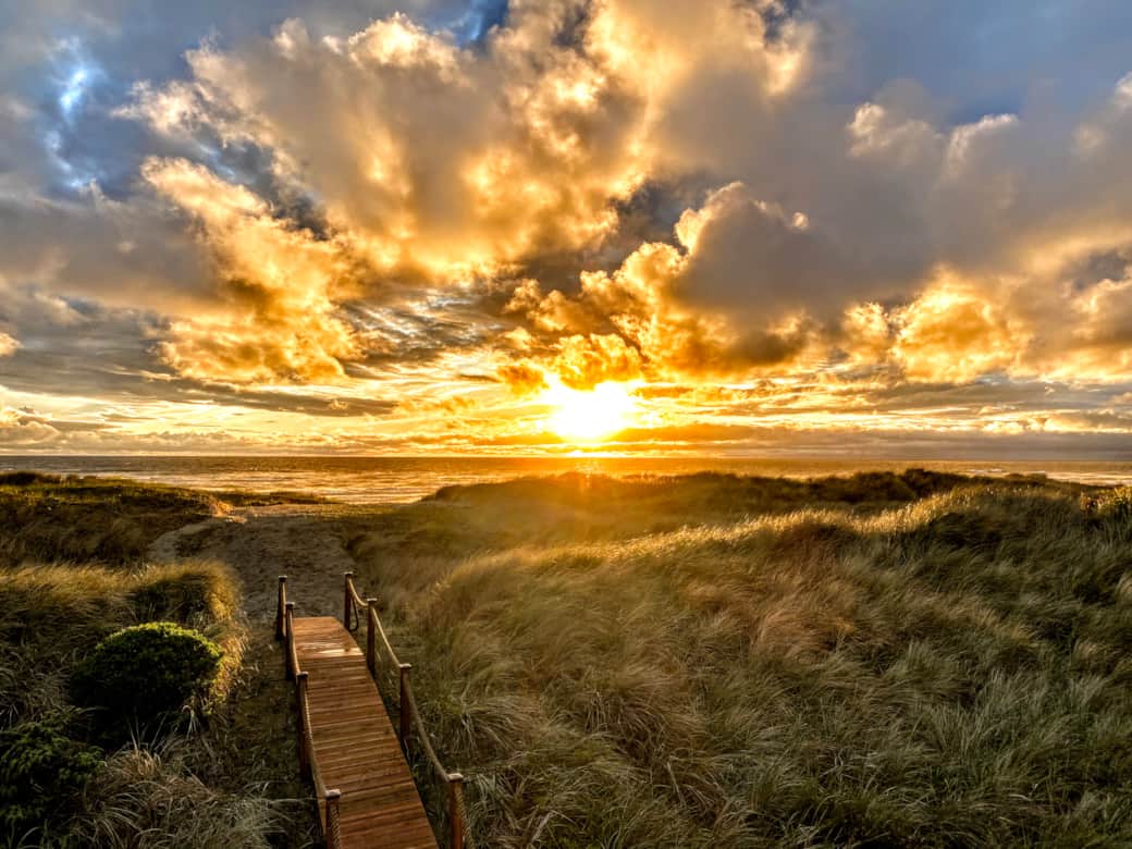 Sunset from Top Deck