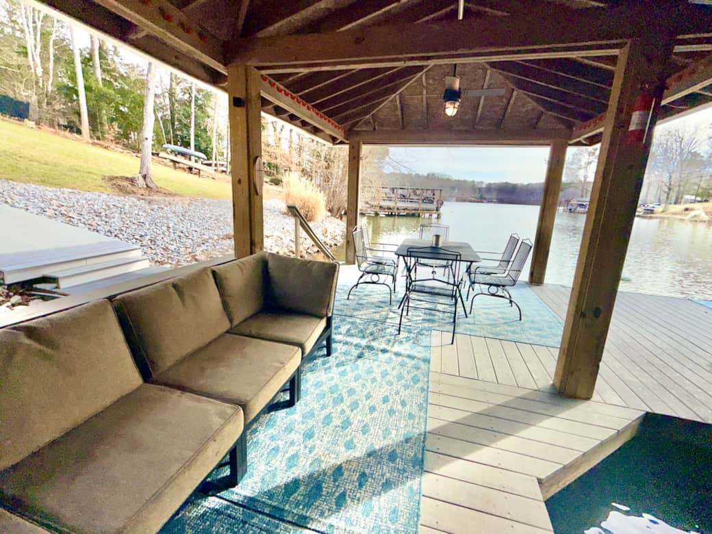 Shaded seating