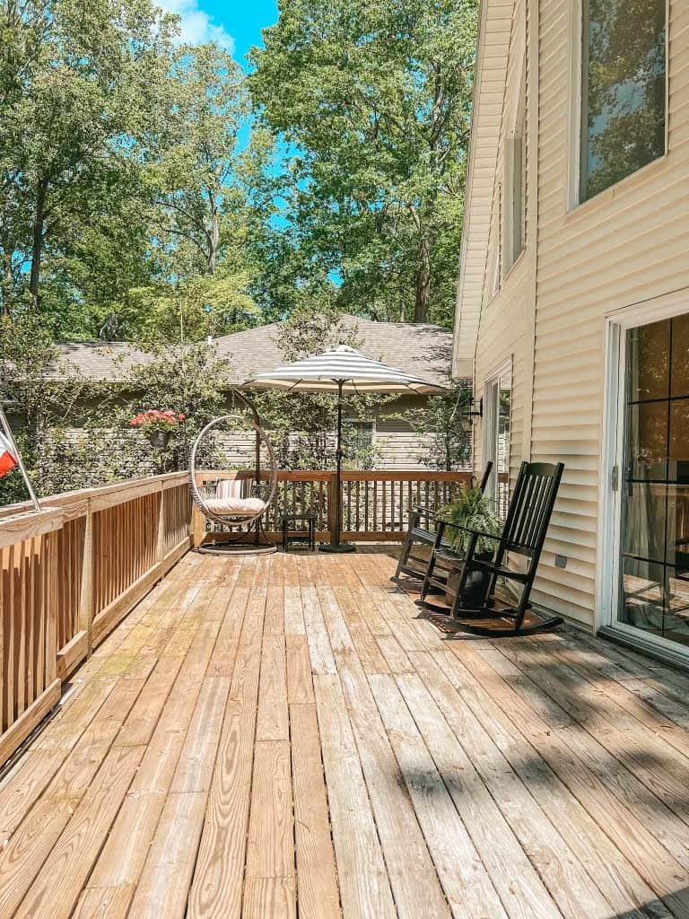 Deck Facing Swing