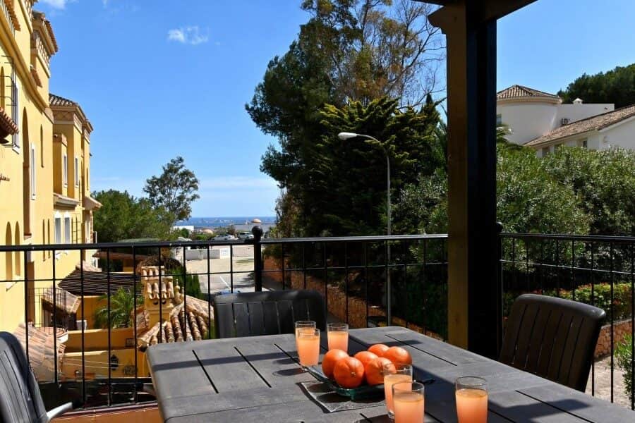 Vue de la terrasse vers Mar Menor