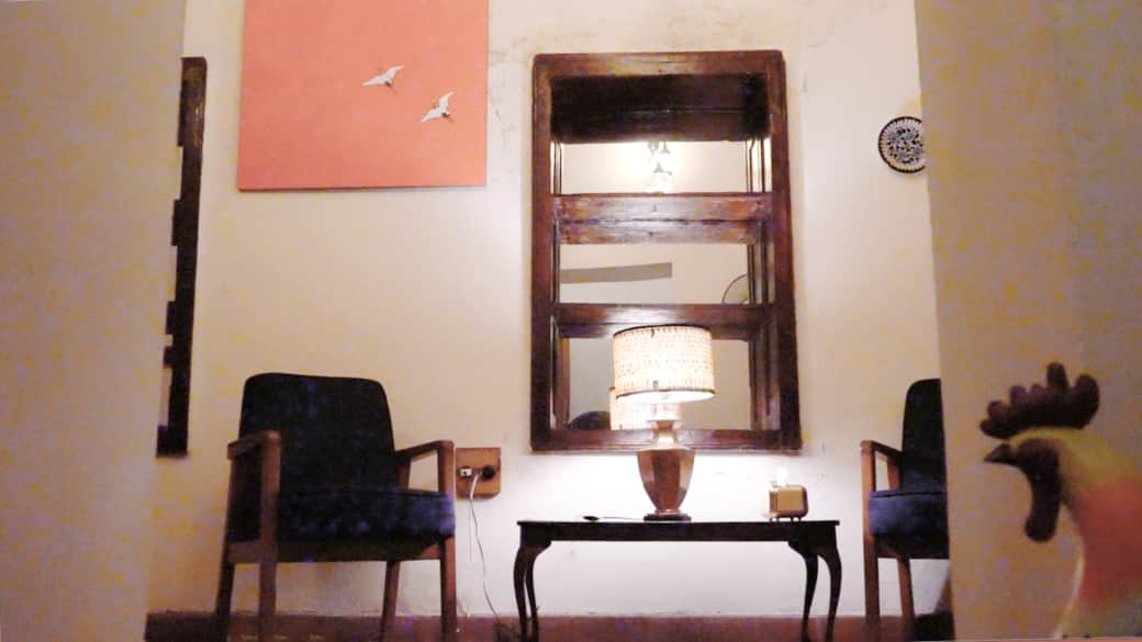 Intimate seating in Kashish — a rooster’s view of warmth and charm_