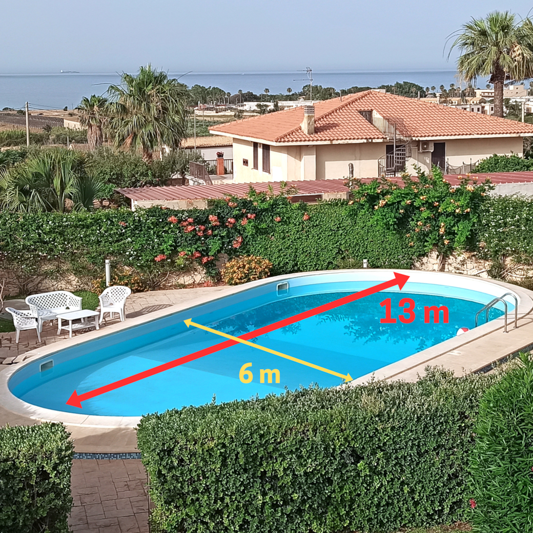 Piscina da urlo di 80 m² !