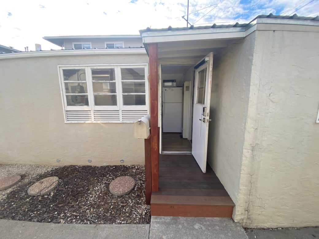 Front Door with Electronic Key Code Access, Windows Provide Great Lighting Front Door with Electronic Key Code Access, Windows Provide Great Lighting