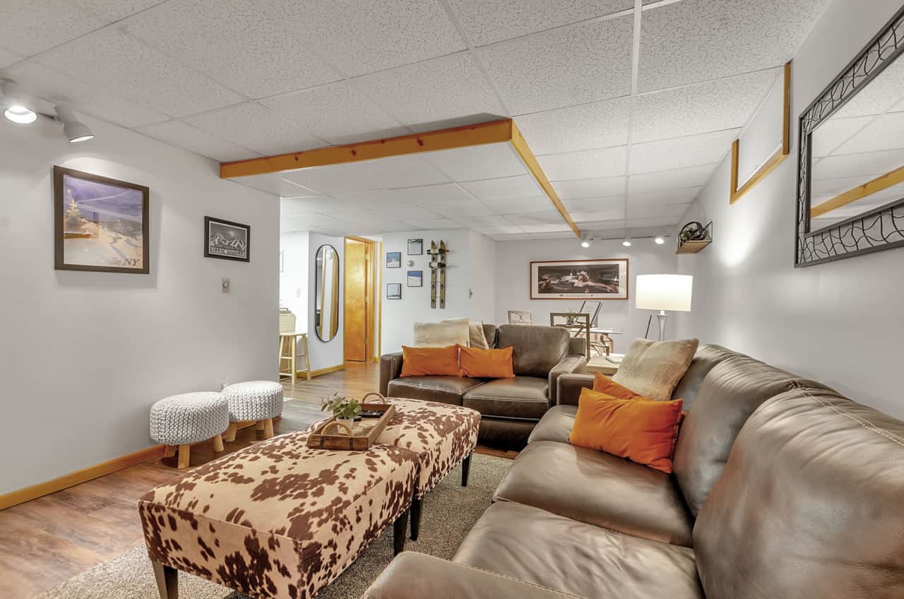 Second living area gives your group extra room to spread out and unwind