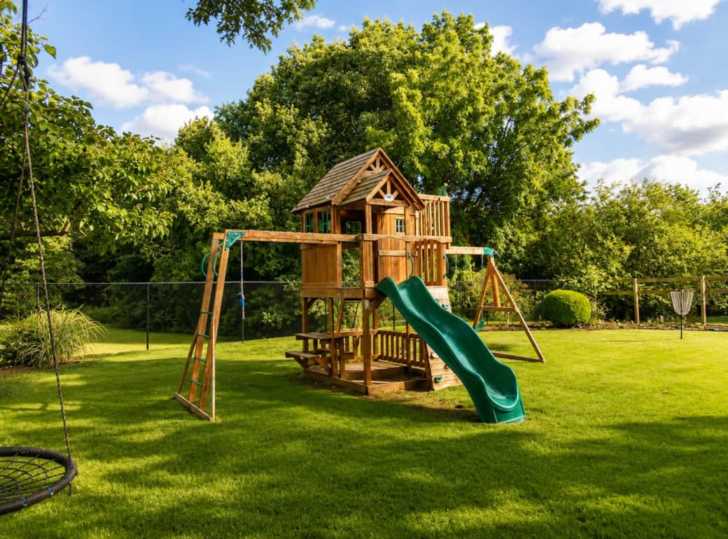 Adventure Awaits in Our Expansive Backyard Playground - Where Fun Soars High and Dreams Run Wild