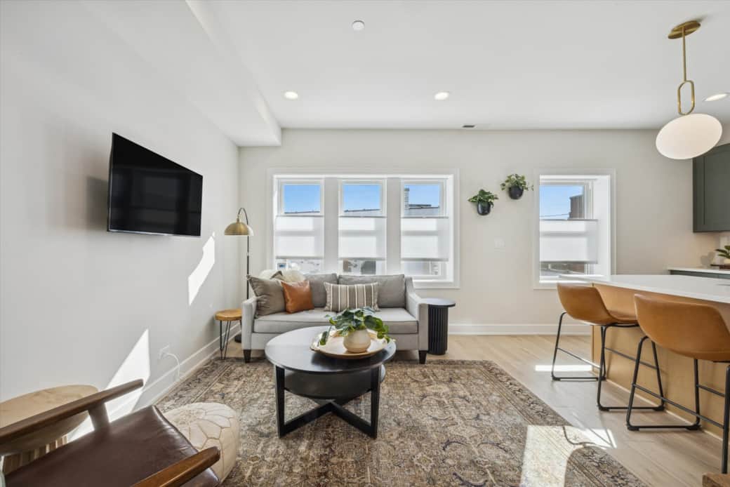 Living Room with Smart TV