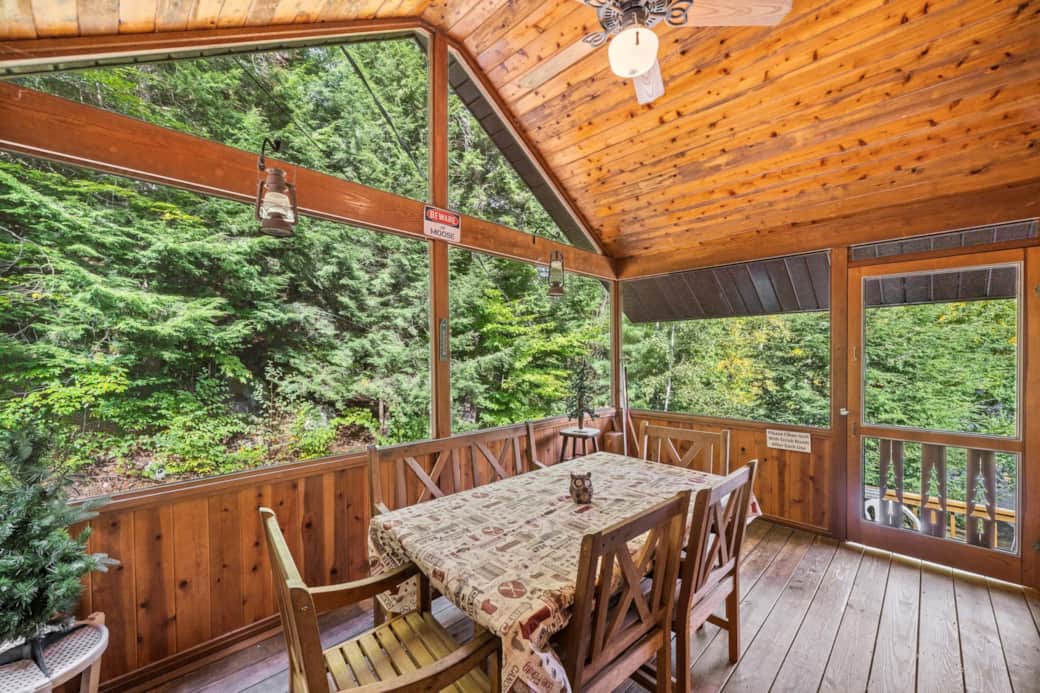 Old kelm enclosed porch
