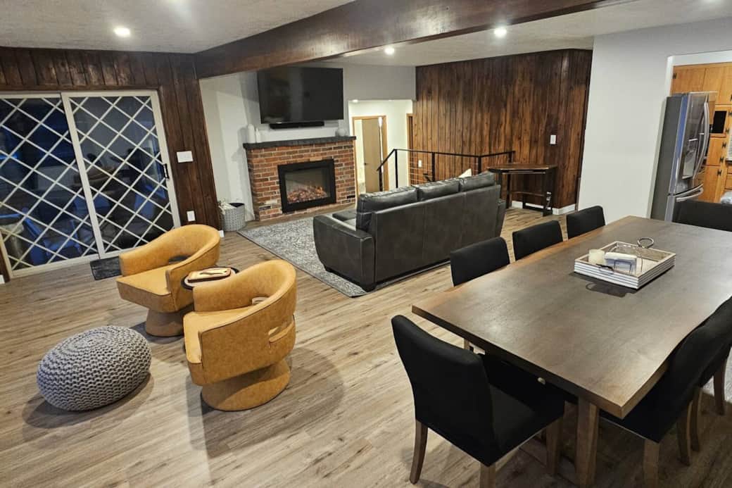 Living and dining room