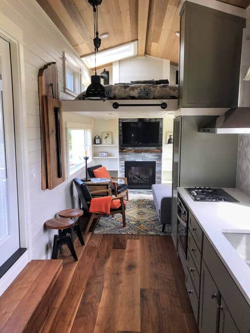 View into living room